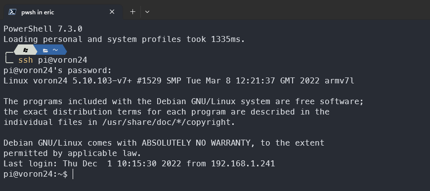 Initial SSH